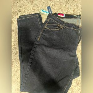 Dark colored jeans